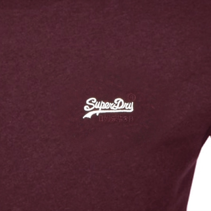 Alternative Image for ProductSuperdry Short Sleeved T Shirt Burgundy3
